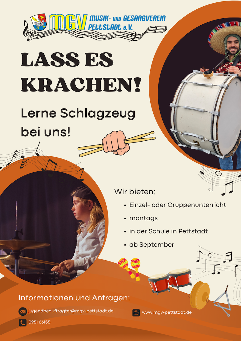 MGV Schlagzeugunterricht 2024
