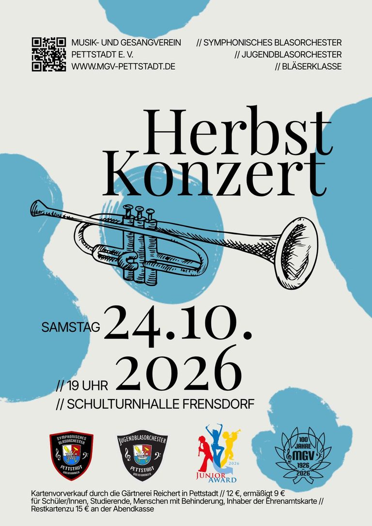 🎶 Herbstkonzert 2026: Ein musikalischer Abend voller Klangvielfalt!